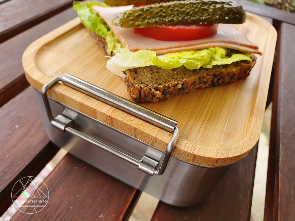 Origin Outdoors Lunch Box Bamboo-Clip