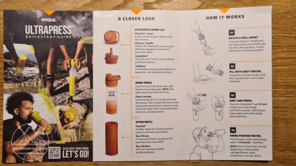 Grayl UItrapress Wasserfilterflasche