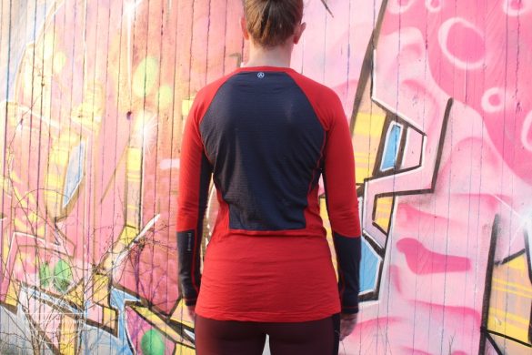 Artilect Goldhill 125 Langarmshirt mit Rundhalsausschnitt und Zoneneinsätzen für Damen