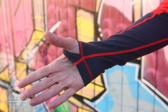 Artilect Goldhill 125 Langarmshirt mit Rundhalsausschnitt und Zoneneinsätzen für Damen