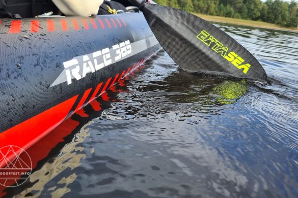 ExtaSea Race 385 2er Drop-Stitch Kajak & Tour Plus Vario Carbon Doppelpaddel