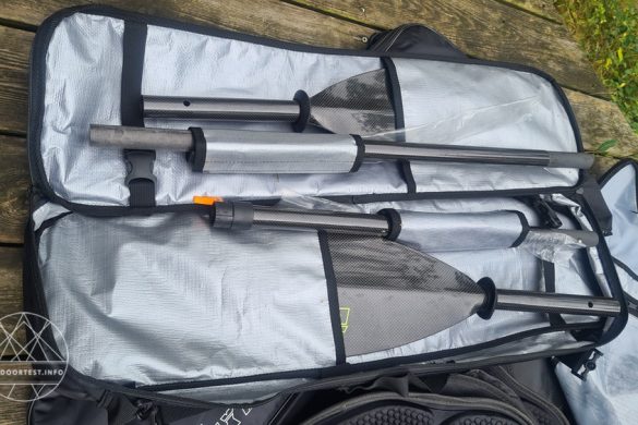 ExtaSea Race 385 2er Drop-Stitch Kajak & Tour Plus Vario Carbon Doppelpaddel