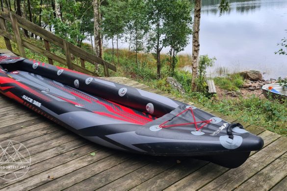 ExtaSea Race 385 2er Drop-Stitch Kajak & Tour Plus Vario Carbon Doppelpaddel