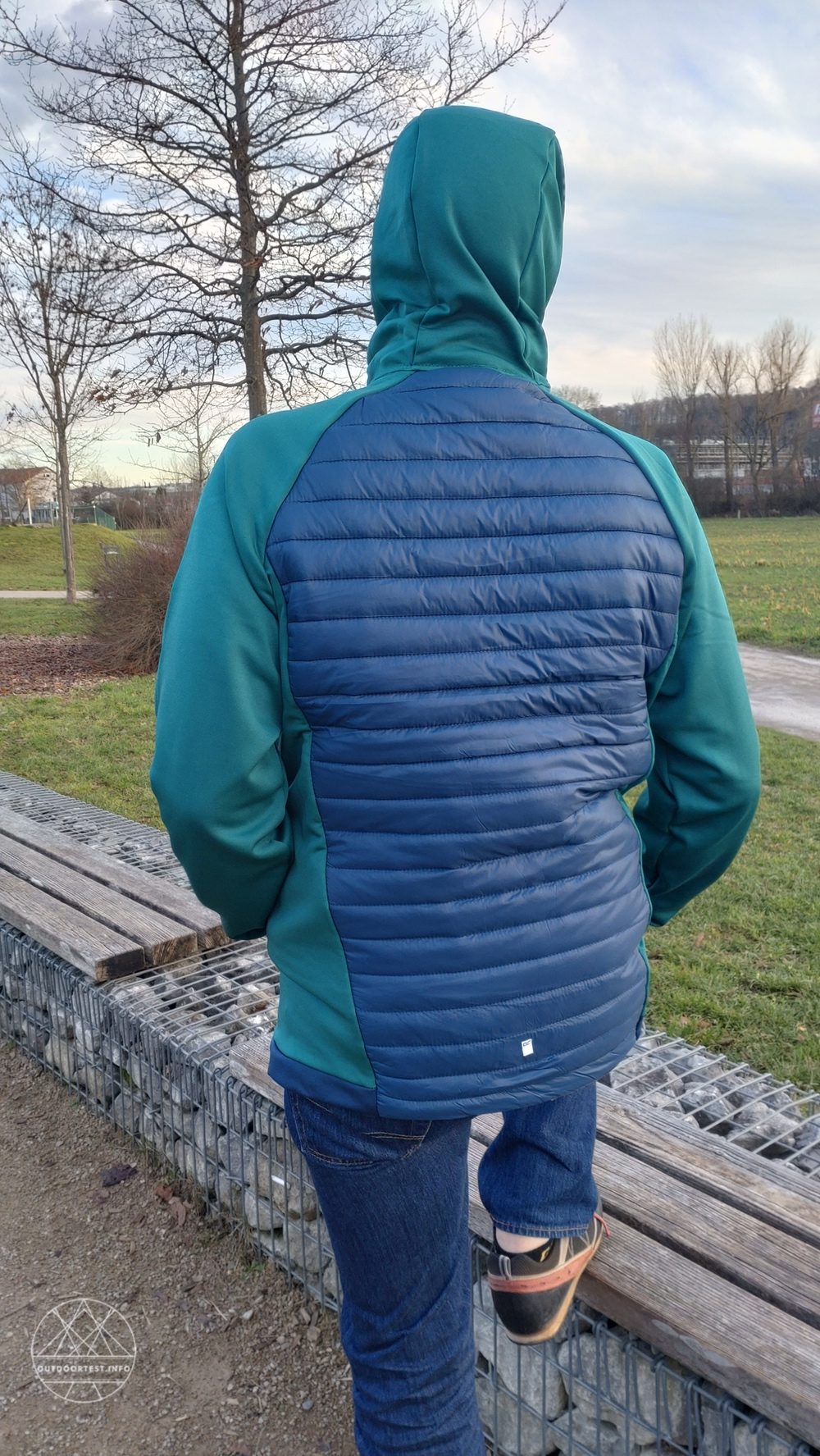 thumbnail image 2 of Regatta Andreson VII Men's Hooded Hybrid Insulated Jacket – Lightweight, Water Resistant, All Seasons 2 of 4