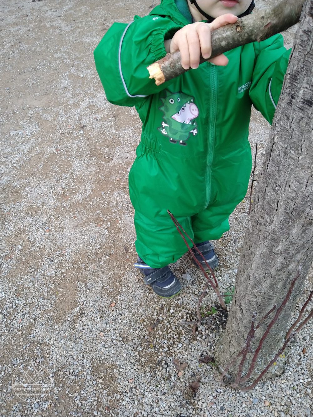 Regatta Peppa Wutz isolierter Matschanzug