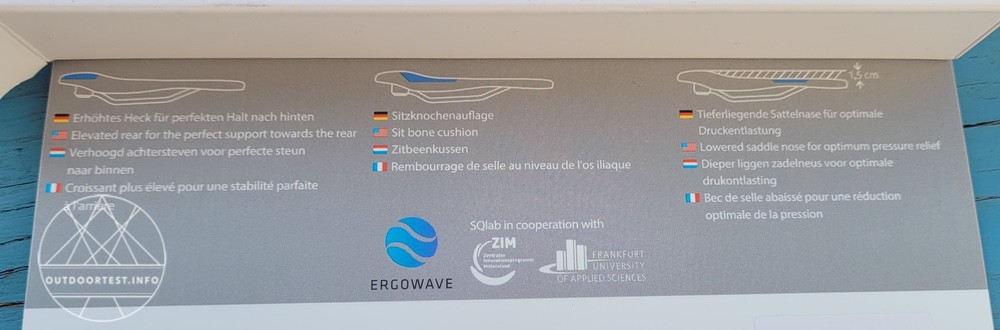 SQ Lab Sattel 6OX Infinergy® ERGOWAVE® active 2.1