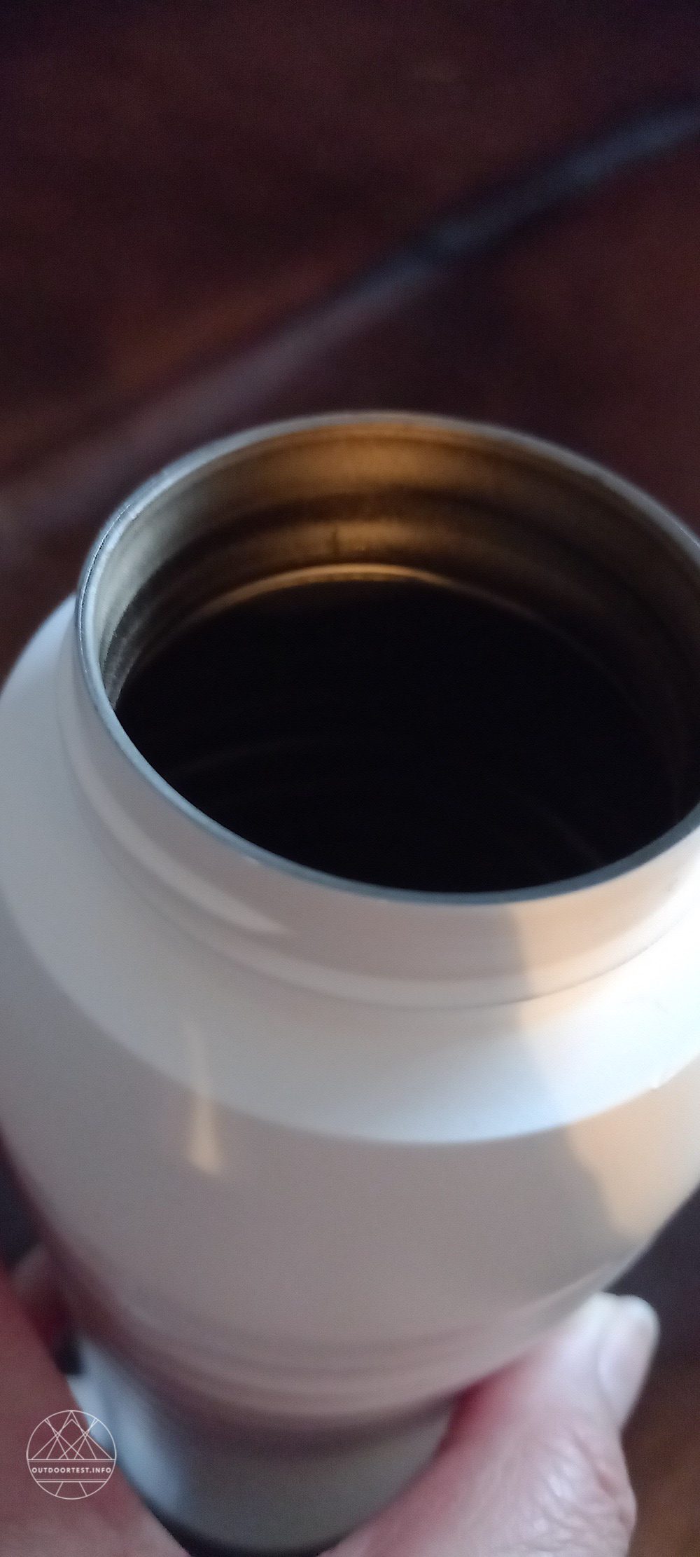 KEEGO Titanium Trinkflasche Performance White