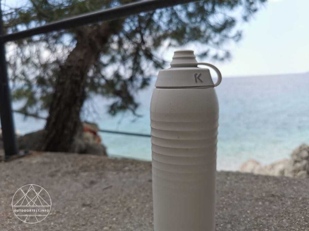 KEEGO Titanium Trinkflasche Performance White