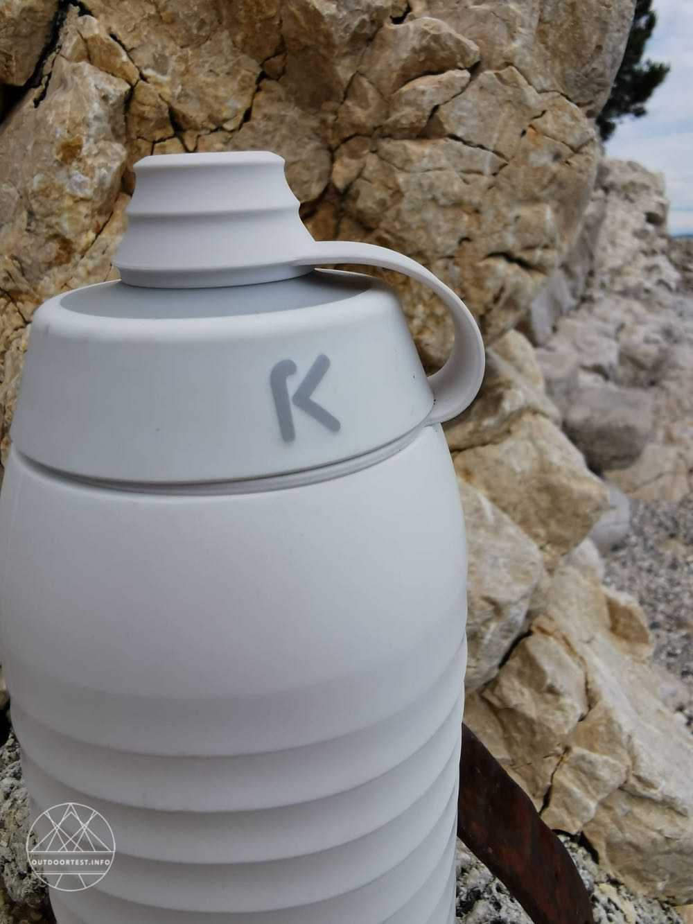 KEEGO Titanium Trinkflasche Performance White