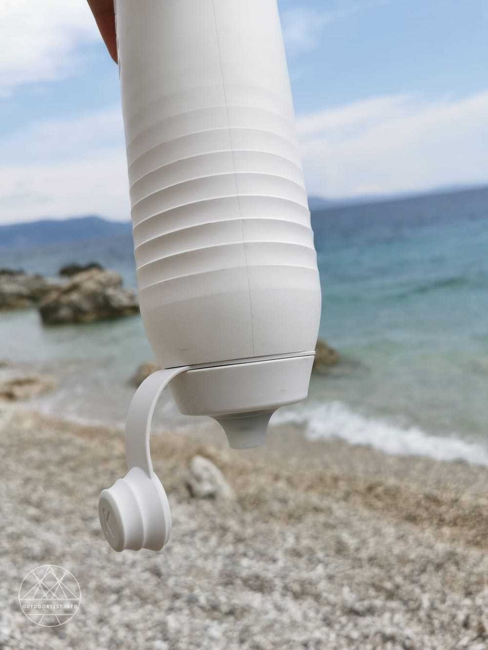 KEEGO Titanium Trinkflasche Performance White