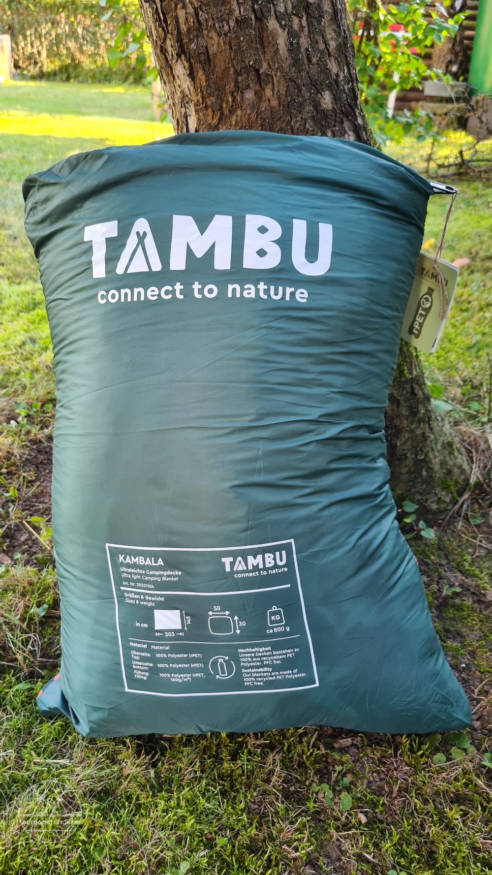 tambu-outdoor KAMBALA | Ultraleichte Campingdecke