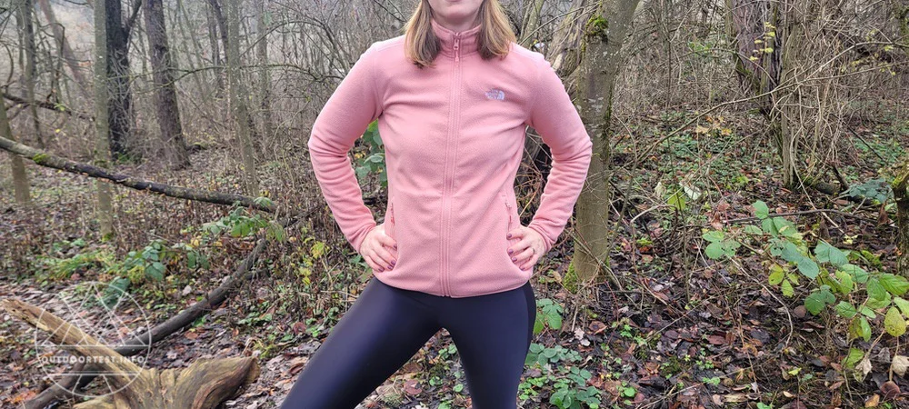 The North Face 100 GLACIER FLEECE mit durchgehendem RV für Damen