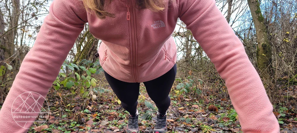 The North Face 100 GLACIER FLEECE mit durchgehendem RV für Damen