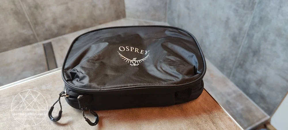 Organisateur Zippé Ultralight Osprey Pour Sac à Dos - Waterfront Blue, Poche Maille Et Pochette Transparente