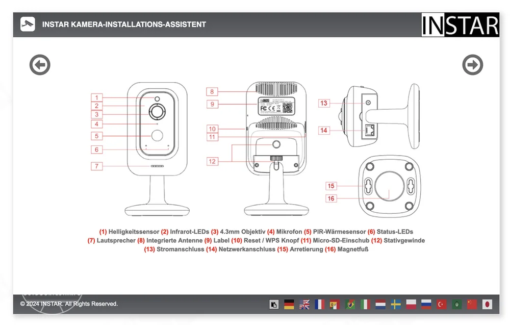 INSTAR IN-8401 2K+ weiss