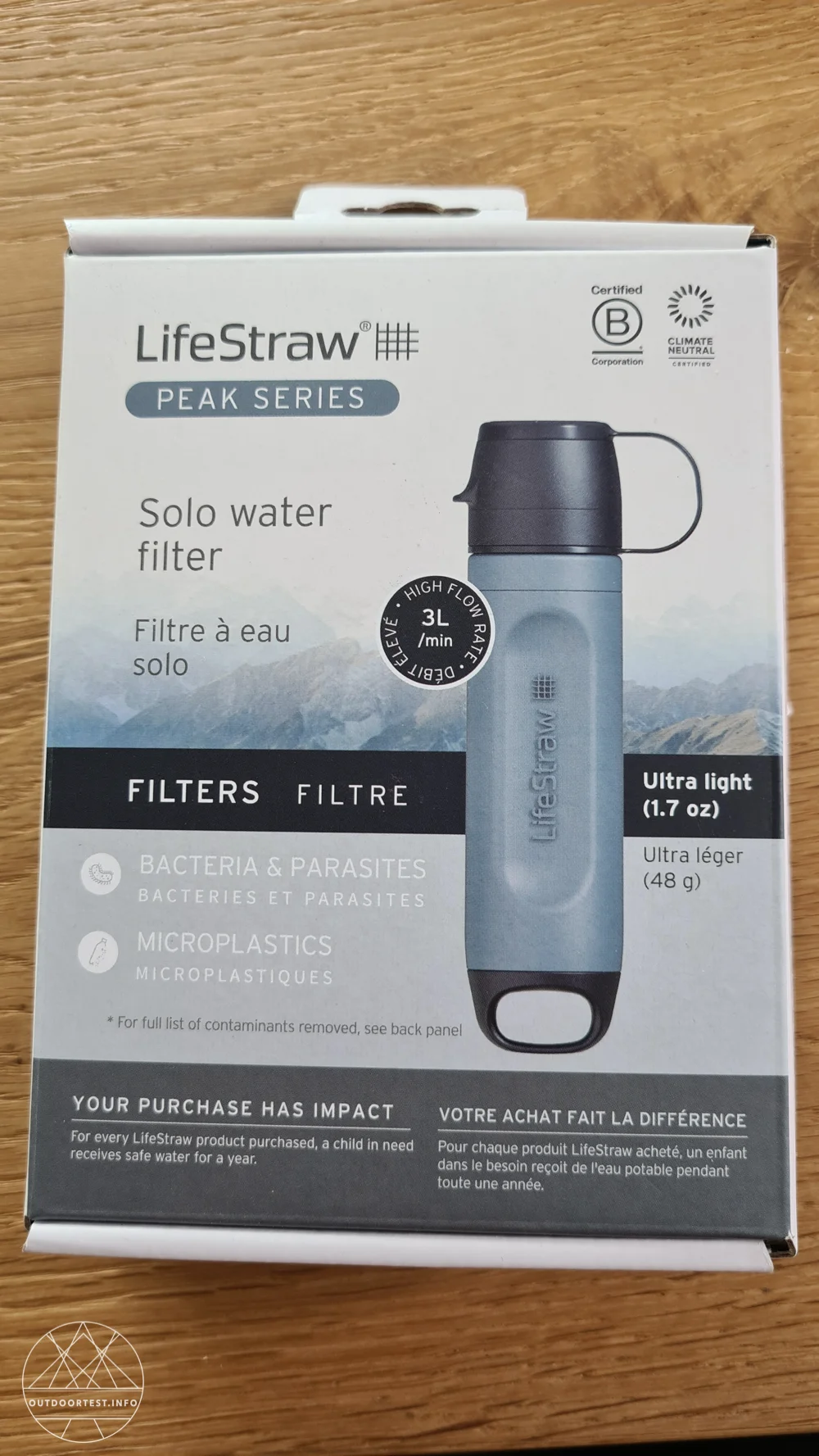 LifeStraw Peak Solo Wasserfilter
