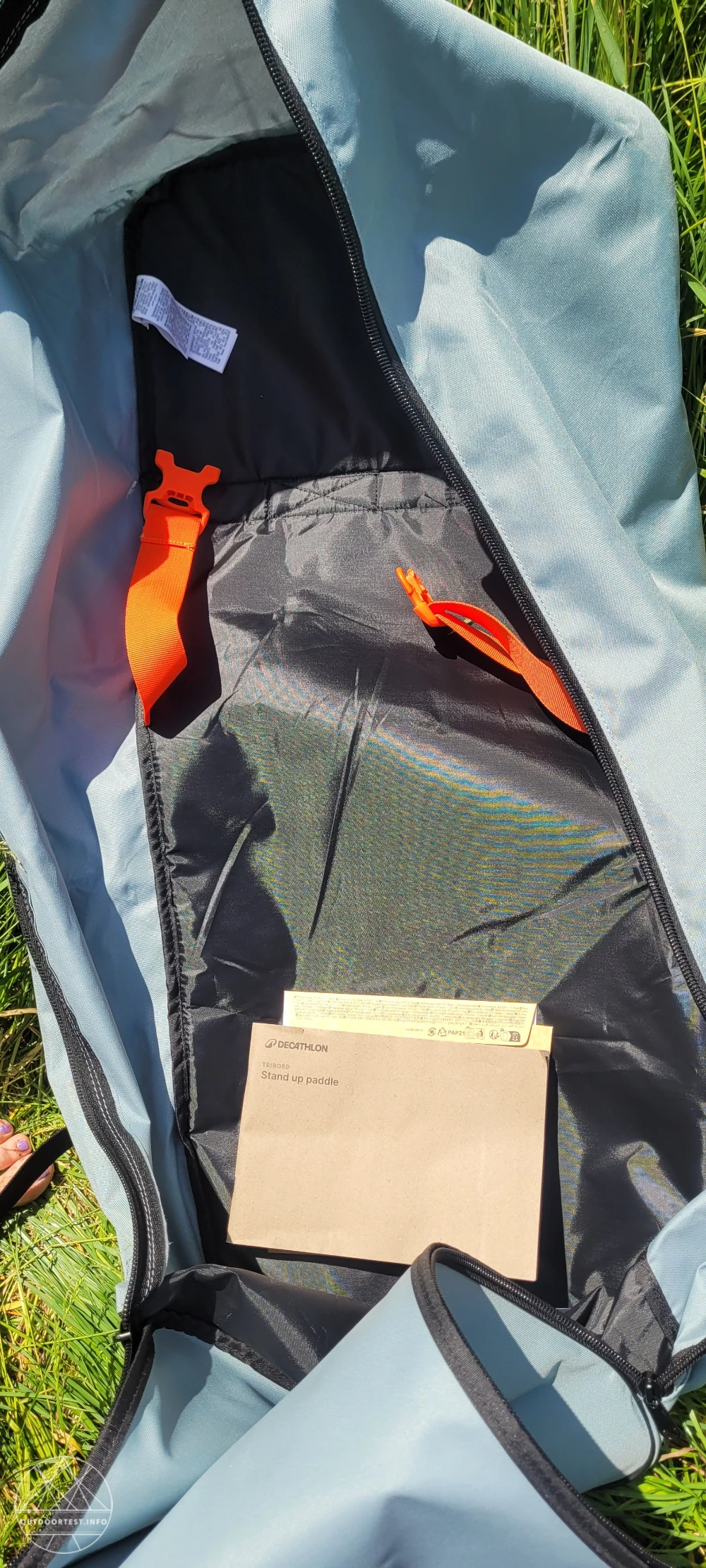 ITIWIT SUP-Board Stand up Paddle aufblasbar 12'6 (bis 140 kg) - Exploration 500 grün