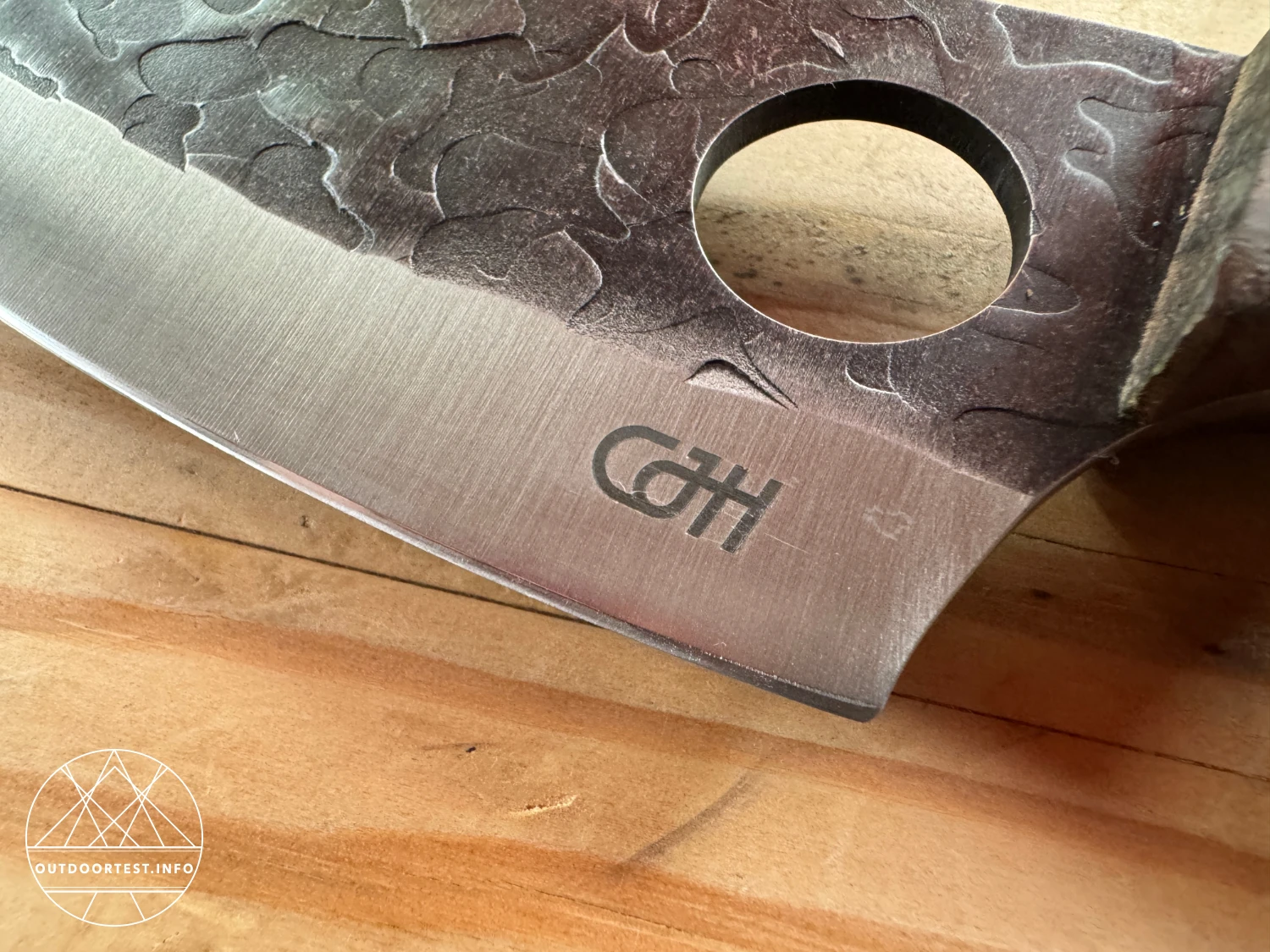 CJH - Outdoor Kochmesser, Walnussholz