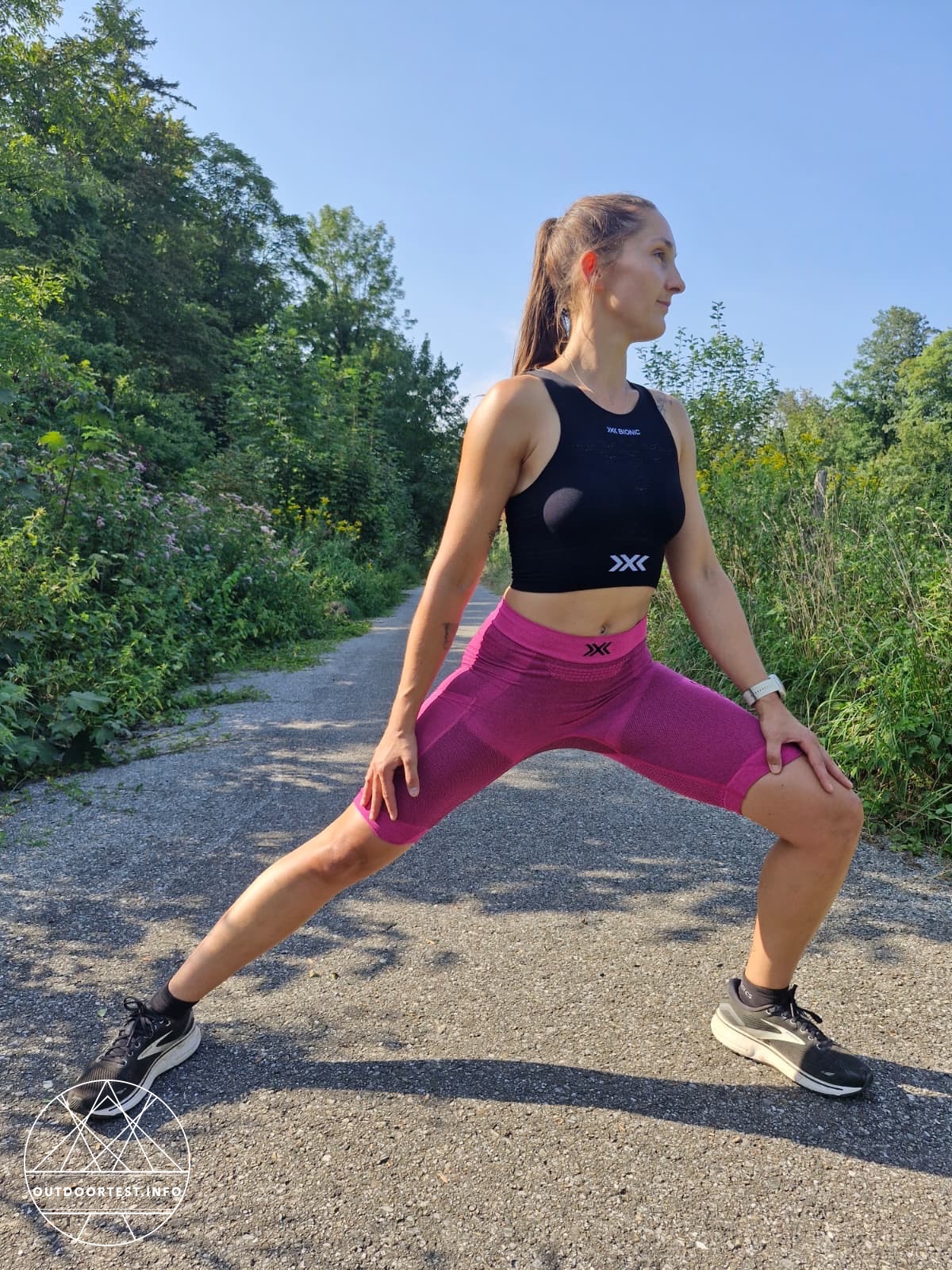 X-Bionic - Xceed Run Short Tights WMN und Energizer 4.0 Fitness Crop Top WMN