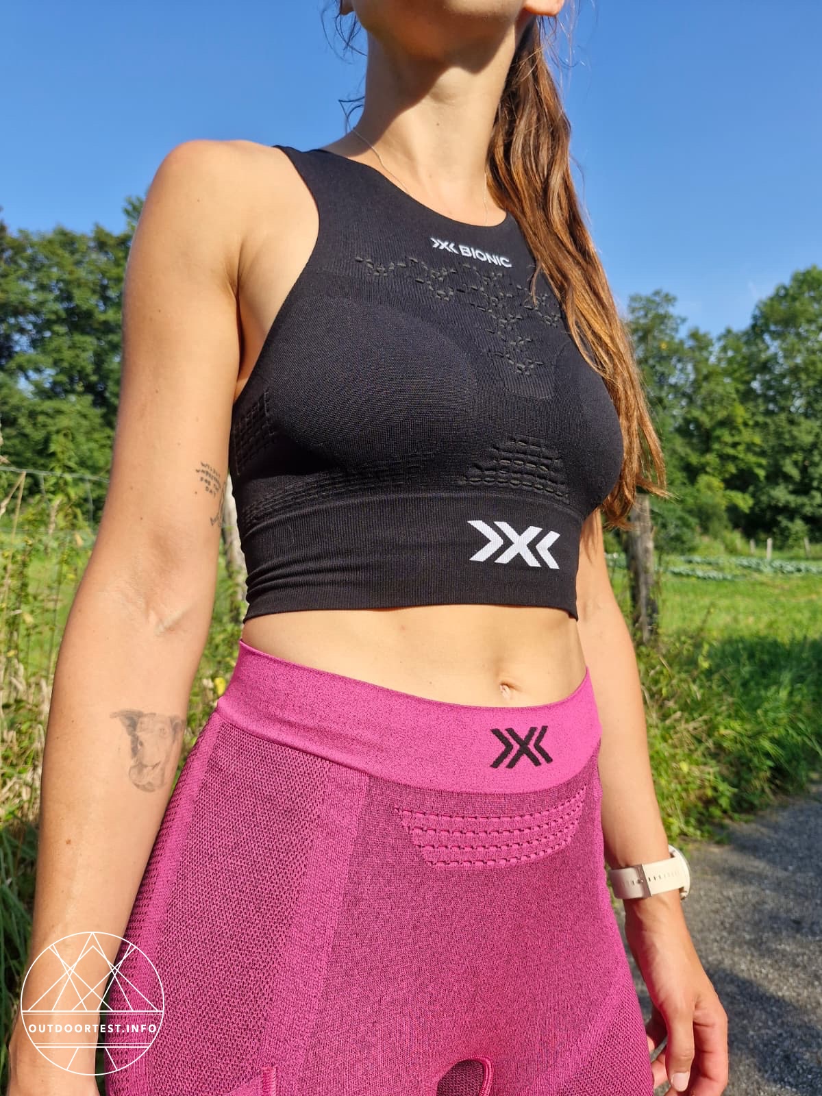 X-Bionic - Xceed Run Short Tights WMN und Energizer 4.0 Fitness Crop Top WMN