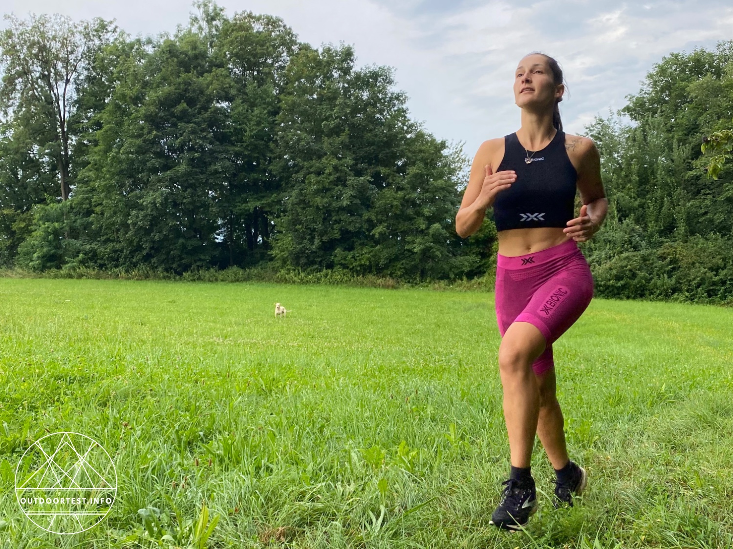 X-Bionic - Xceed Run Short Tights WMN und Energizer 4.0 Fitness Crop Top WMN