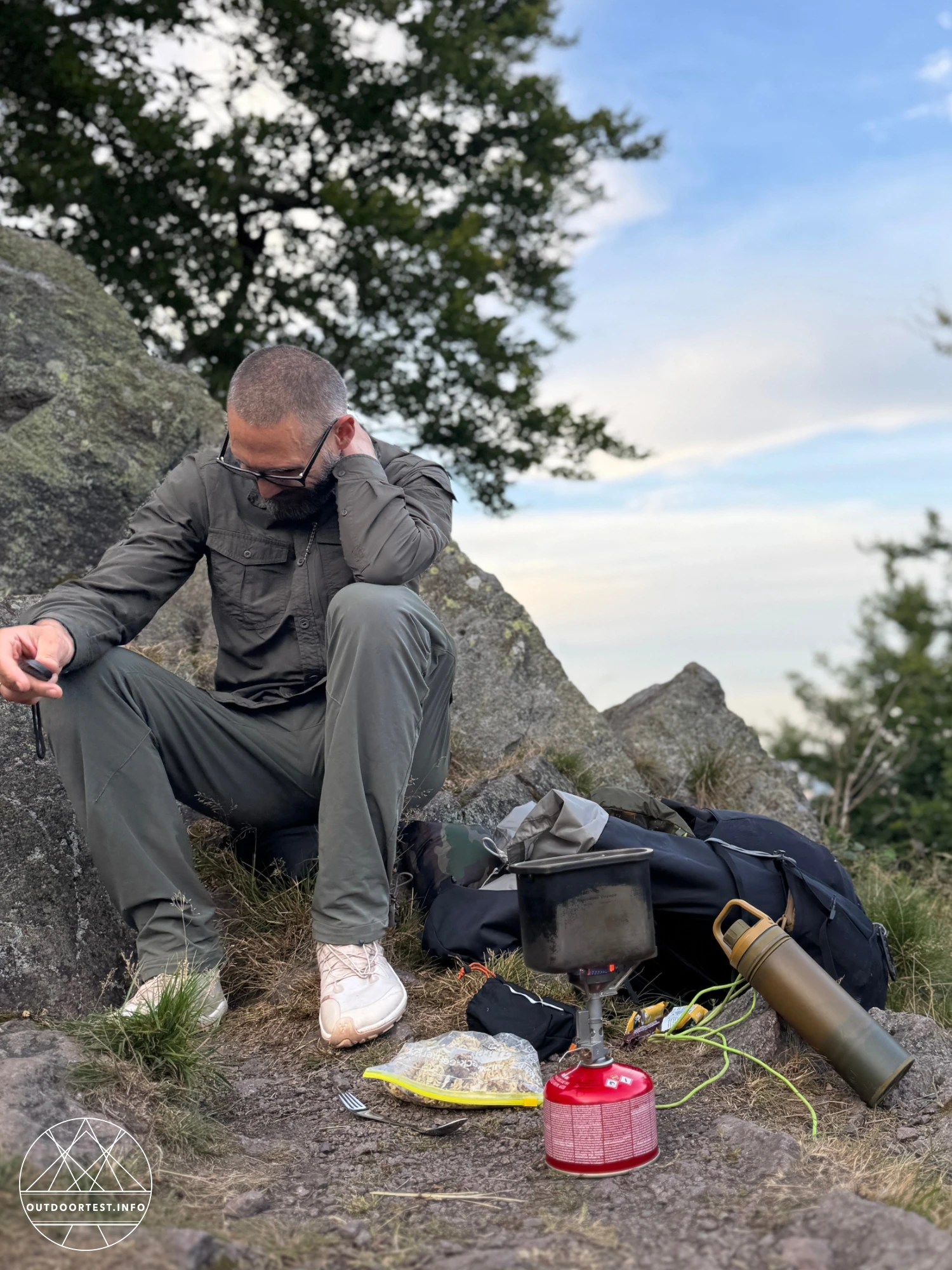 Craghoppers - Herren NosiLife - Adventure Langarmshirt III & Cargo Short III