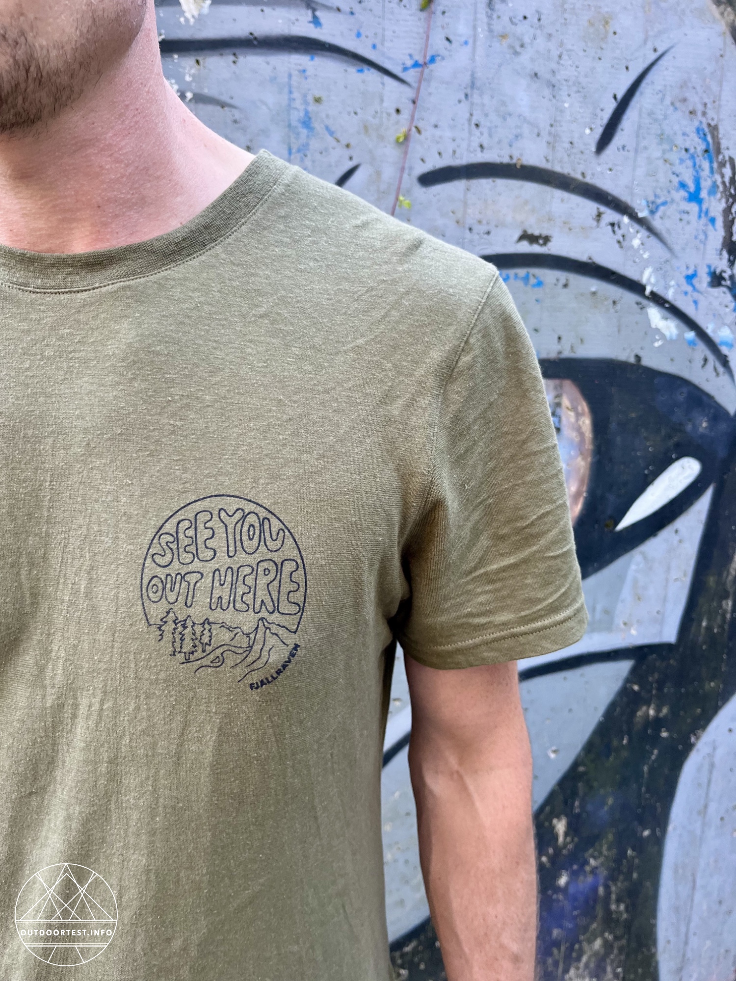 FJÄLLRÄVEN HEMP BLEND OUT HERE T-SHIRT M