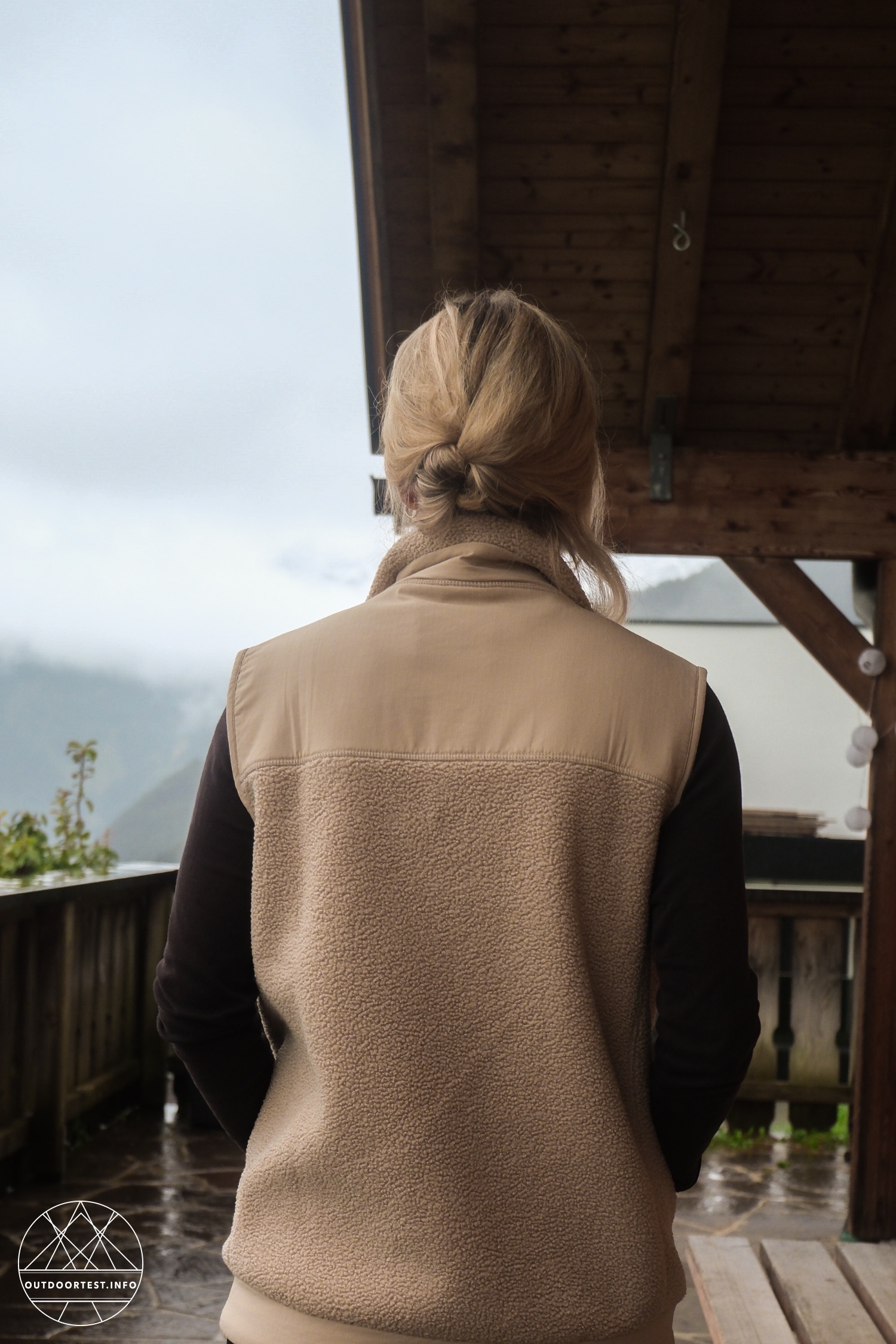 Kapten & Son Teddy Fleece Vest Sandstone