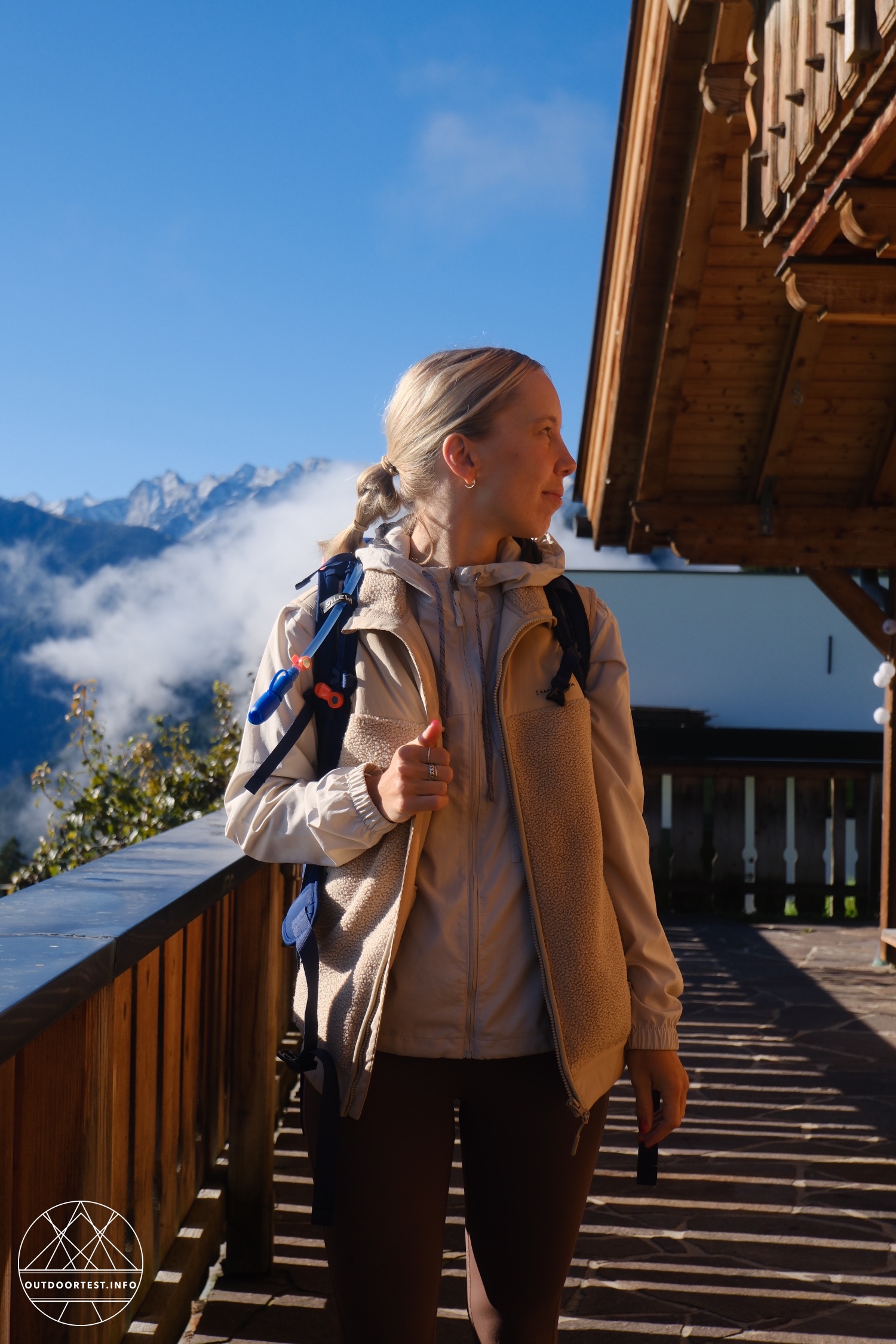 Kapten & Son Teddy Fleece Vest Sandstone