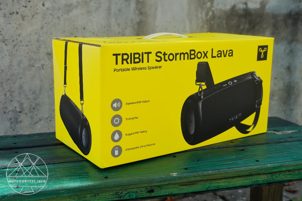 TRIBIT StormBox Lava Tragbarer Bluetooth-Lautsprecher