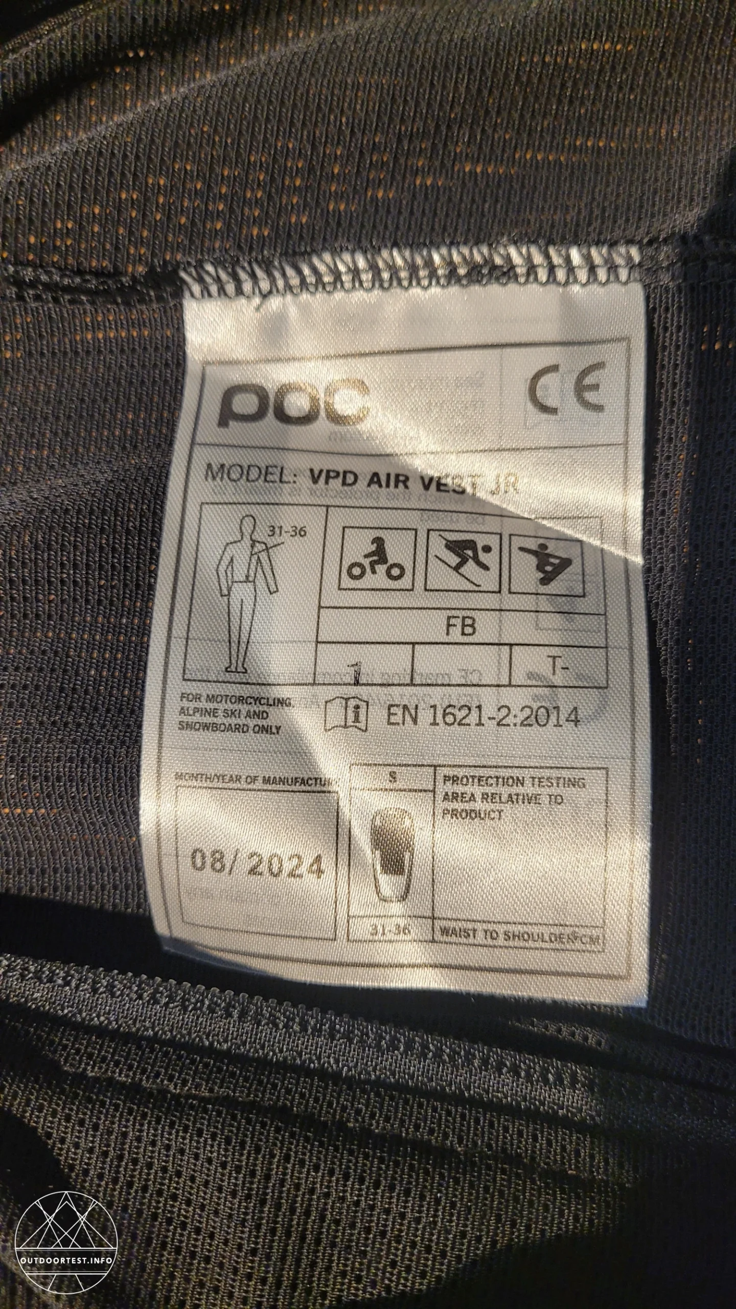 POC - Junior VPD Air Vest Ski Rückenprotektor