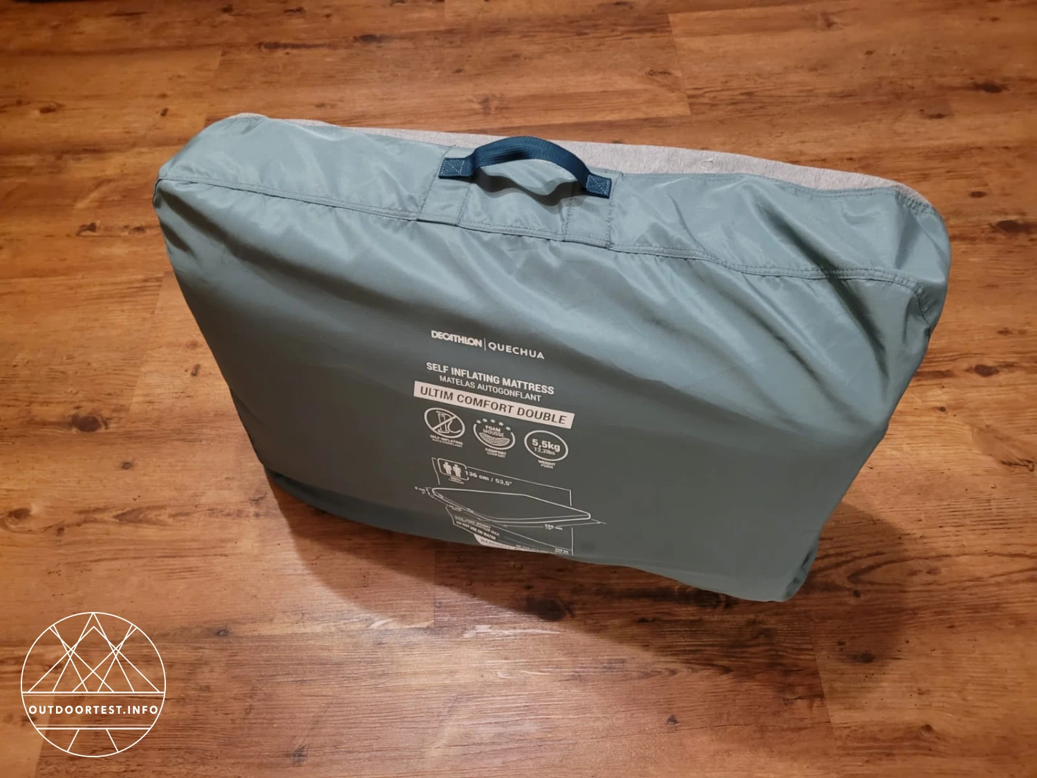 Decathlon - Selbstaufblasende Luftmatratze Ultimate Comfort Doppelt 136 cm