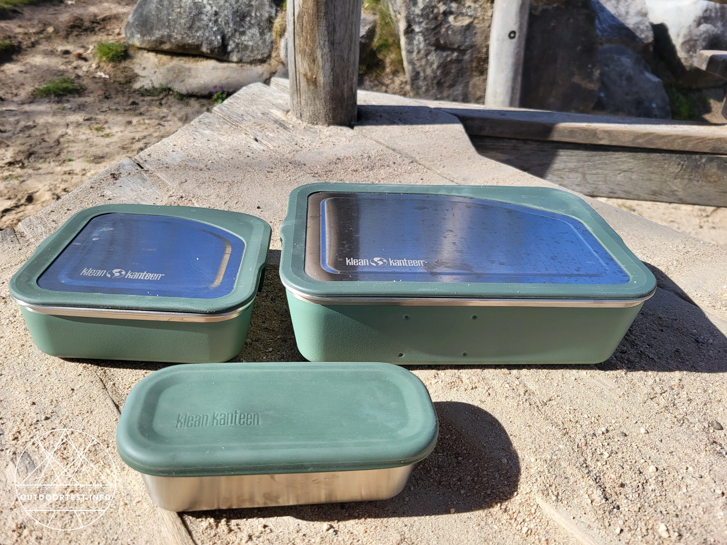 Klean Kanteen - Edelstahl Essensbehälter Lunchbox Rise 3er Set
