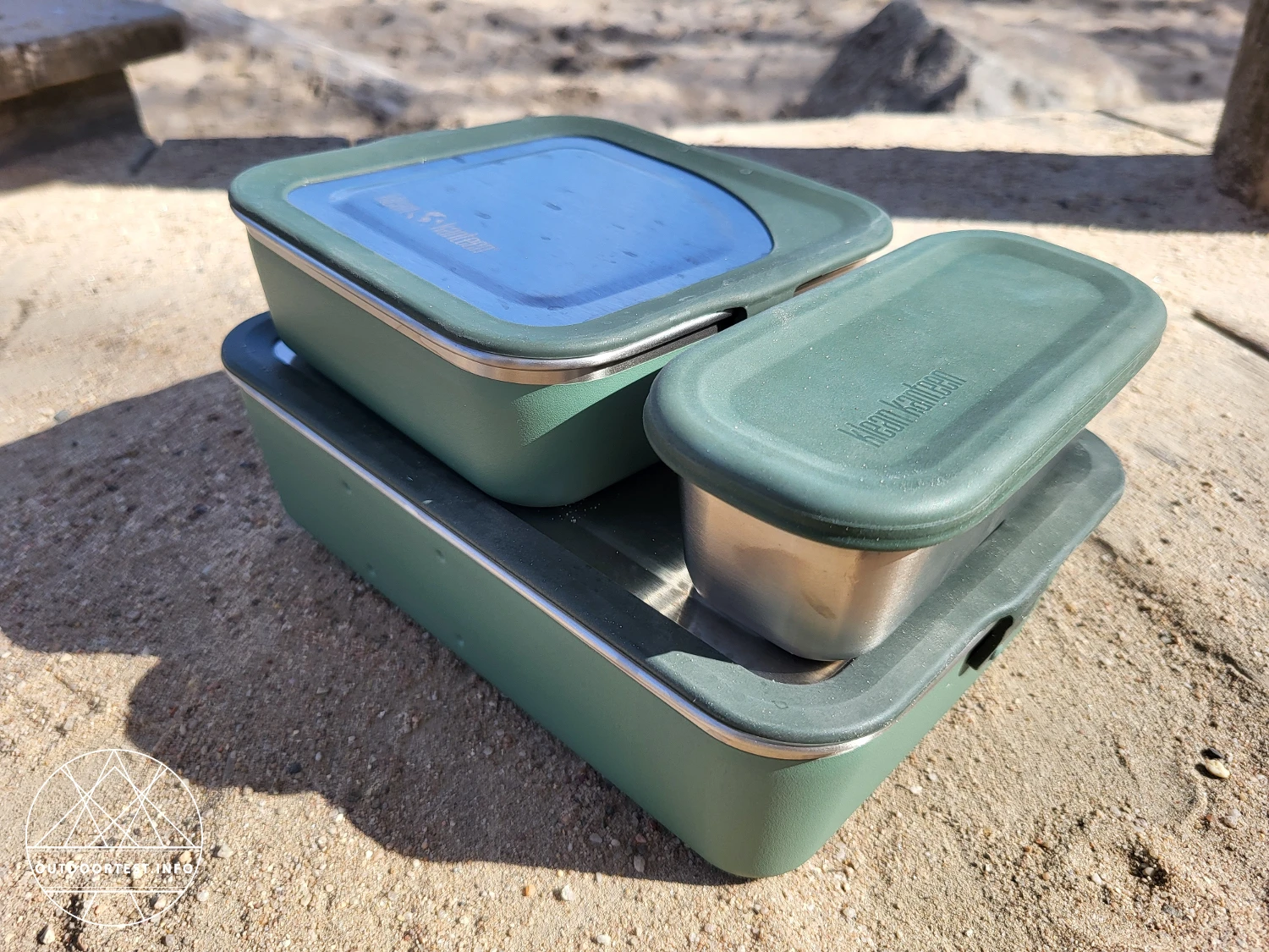 Klean Kanteen - Edelstahl Essensbehälter Lunchbox Rise 3er Set