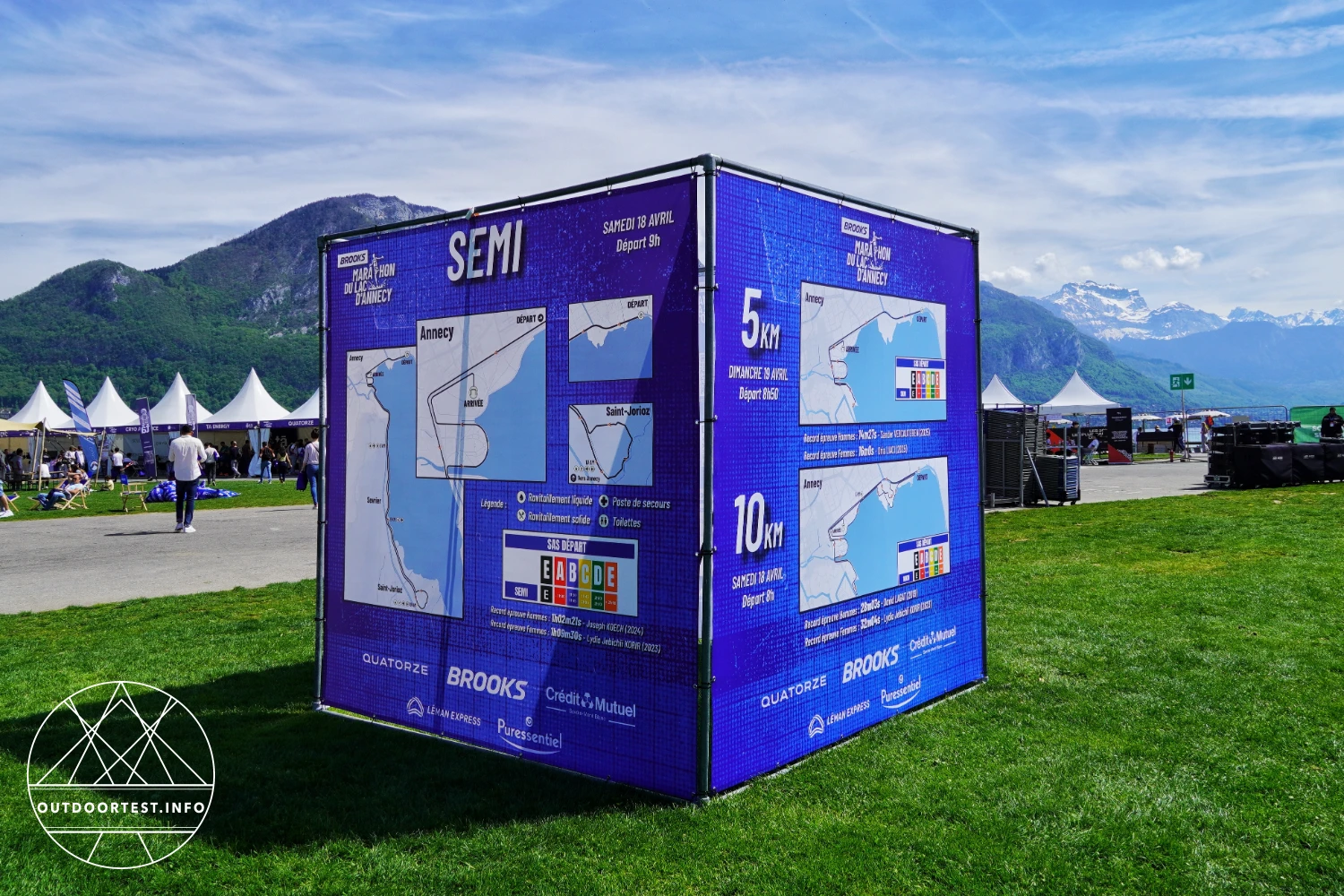 Halbmarathon zwischen Alpen und See - Brooks Marathon du lac d'Annecy