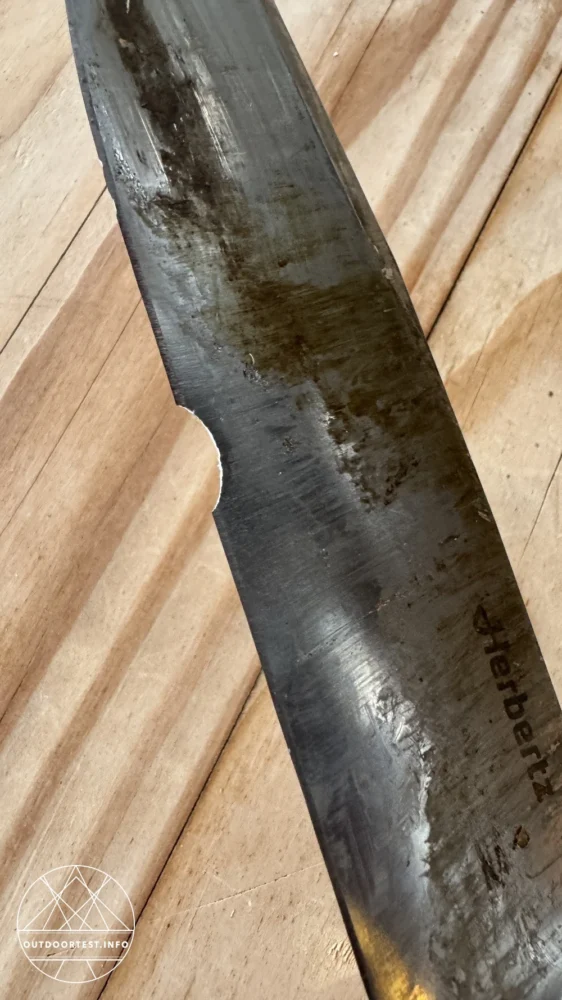 Herbertz - Camp- und Outdoormesser D2, desert Micarta