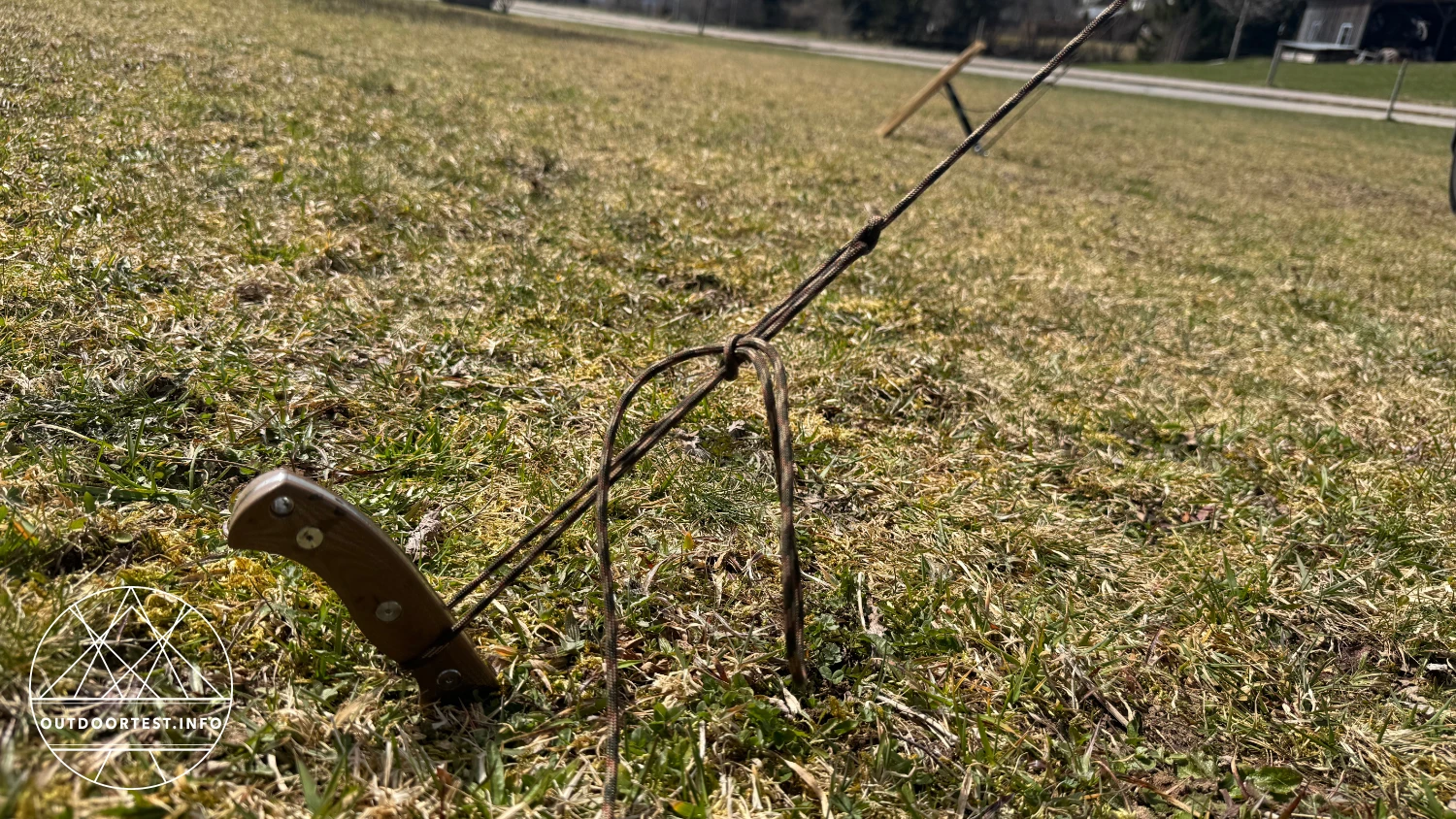 Herbertz - Camp- und Outdoormesser D2, desert Micarta