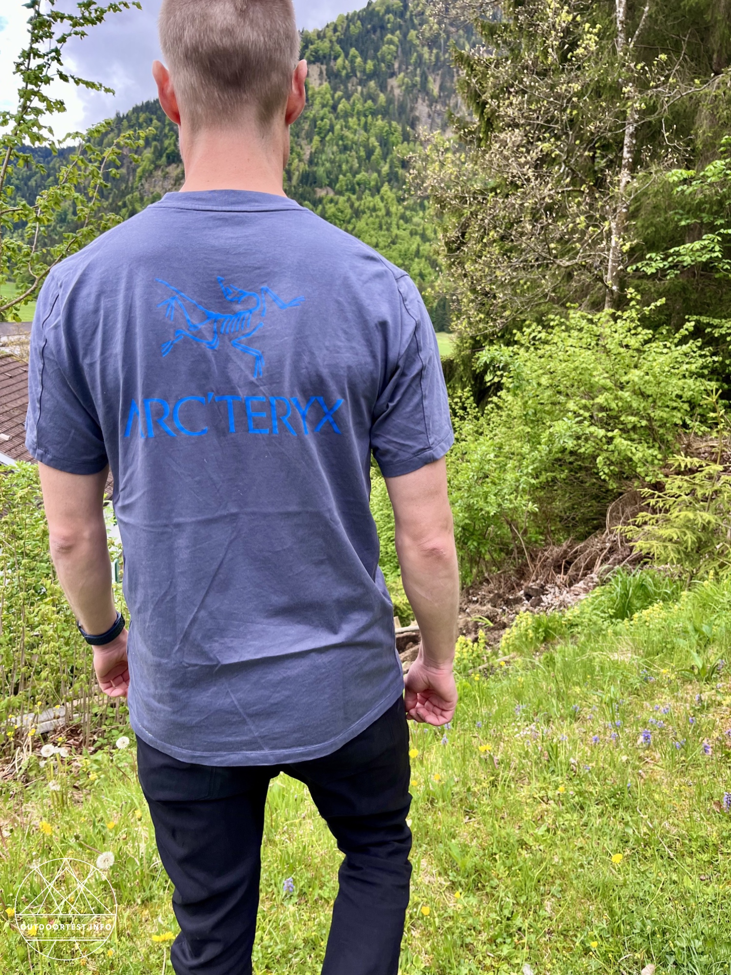 Arc´teryx - KRAGG SL COTTON BIRD WORD T-SHIRT HERREN