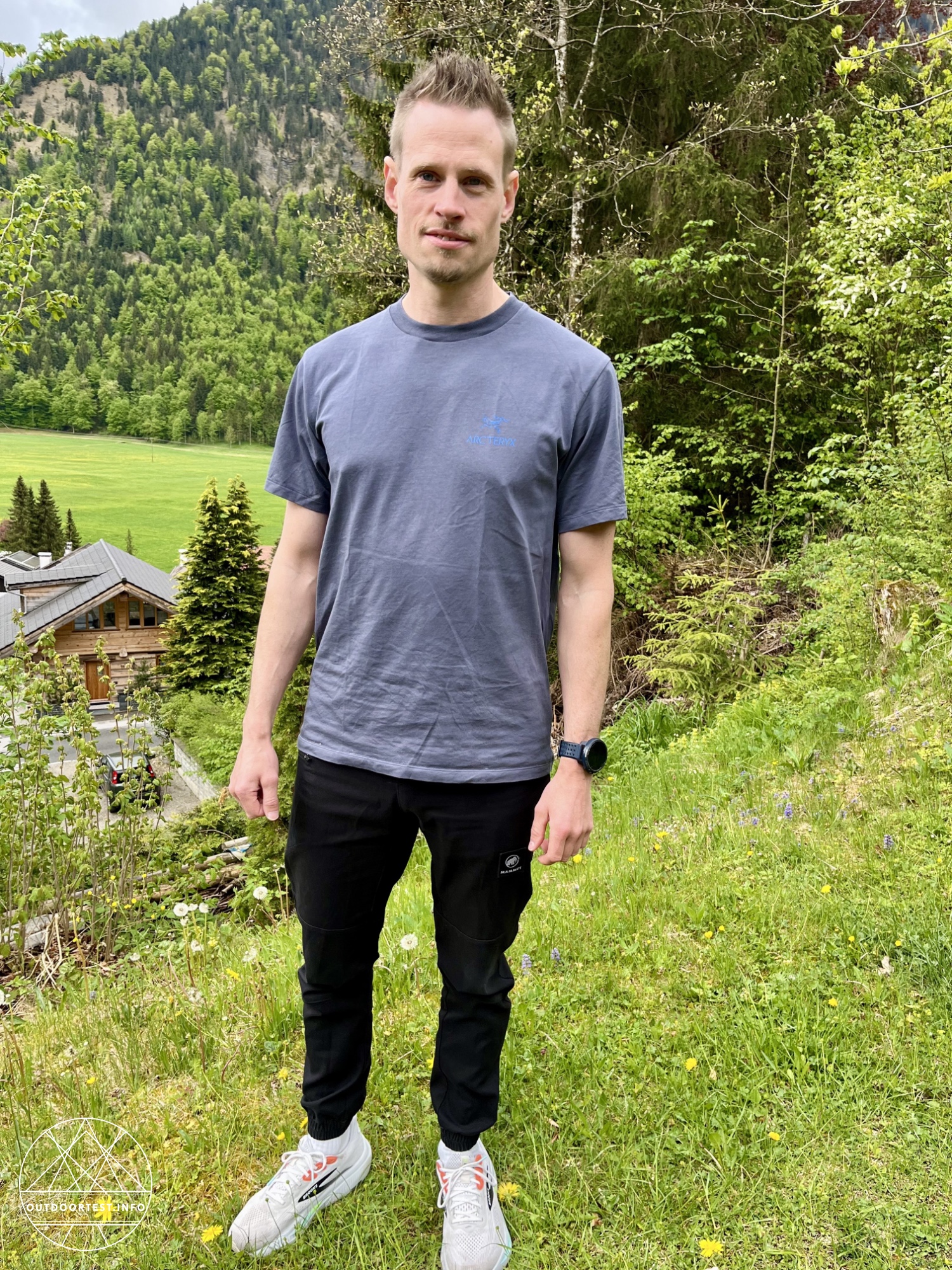 Arc´teryx - KRAGG SL COTTON BIRD WORD T-SHIRT HERREN