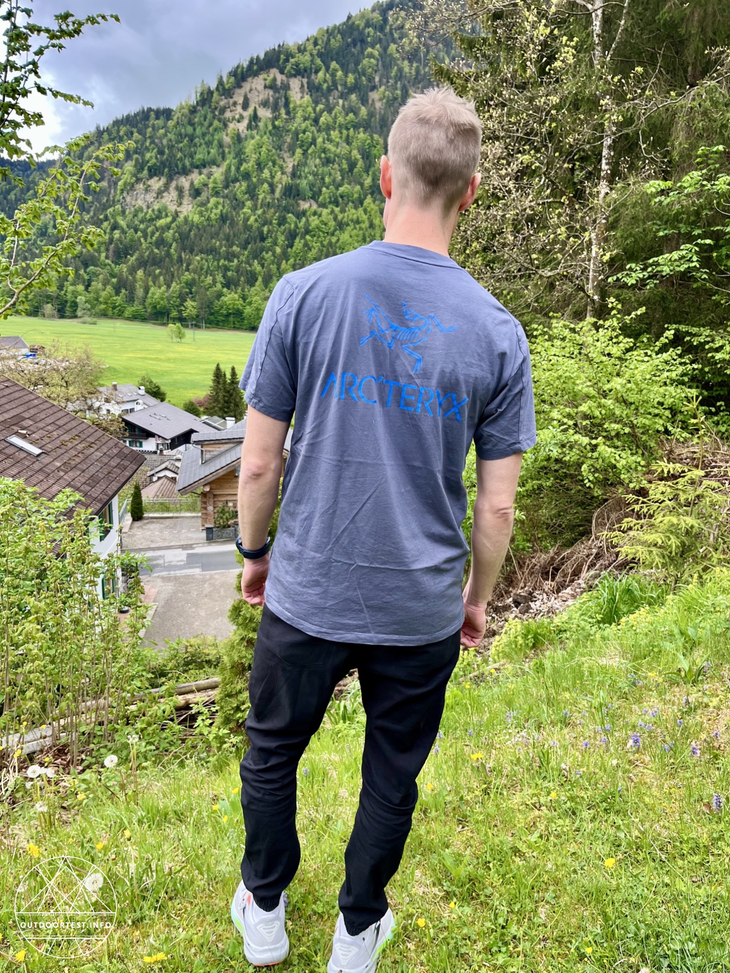 Arc´teryx - KRAGG SL COTTON BIRD WORD T-SHIRT HERREN