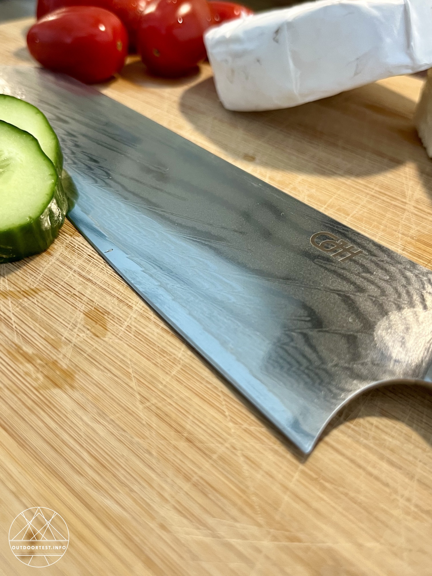Herbertz CJH - Kochmesser Chef Damast, Olivenholz