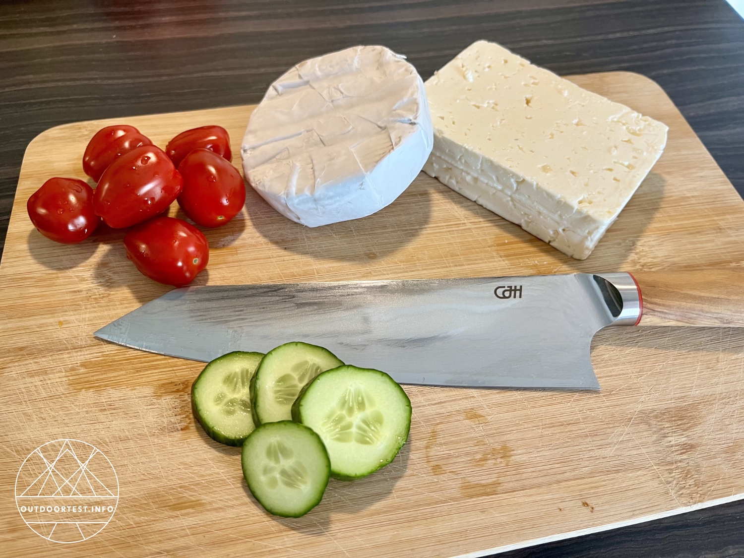Herbertz CJH - Kochmesser Chef Damast, Olivenholz