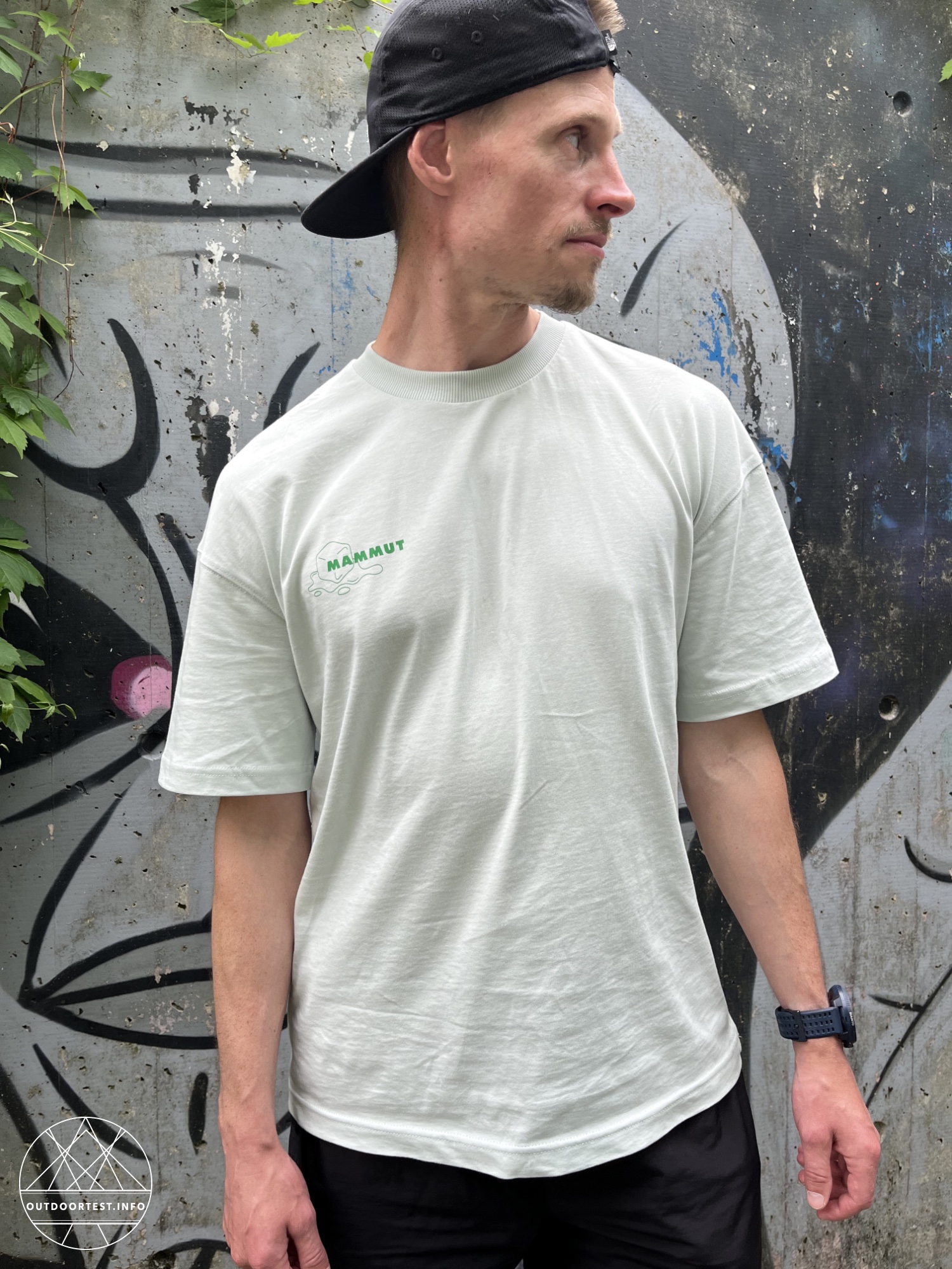 Mammut Base Relaxed T-Shirt Men Glacier