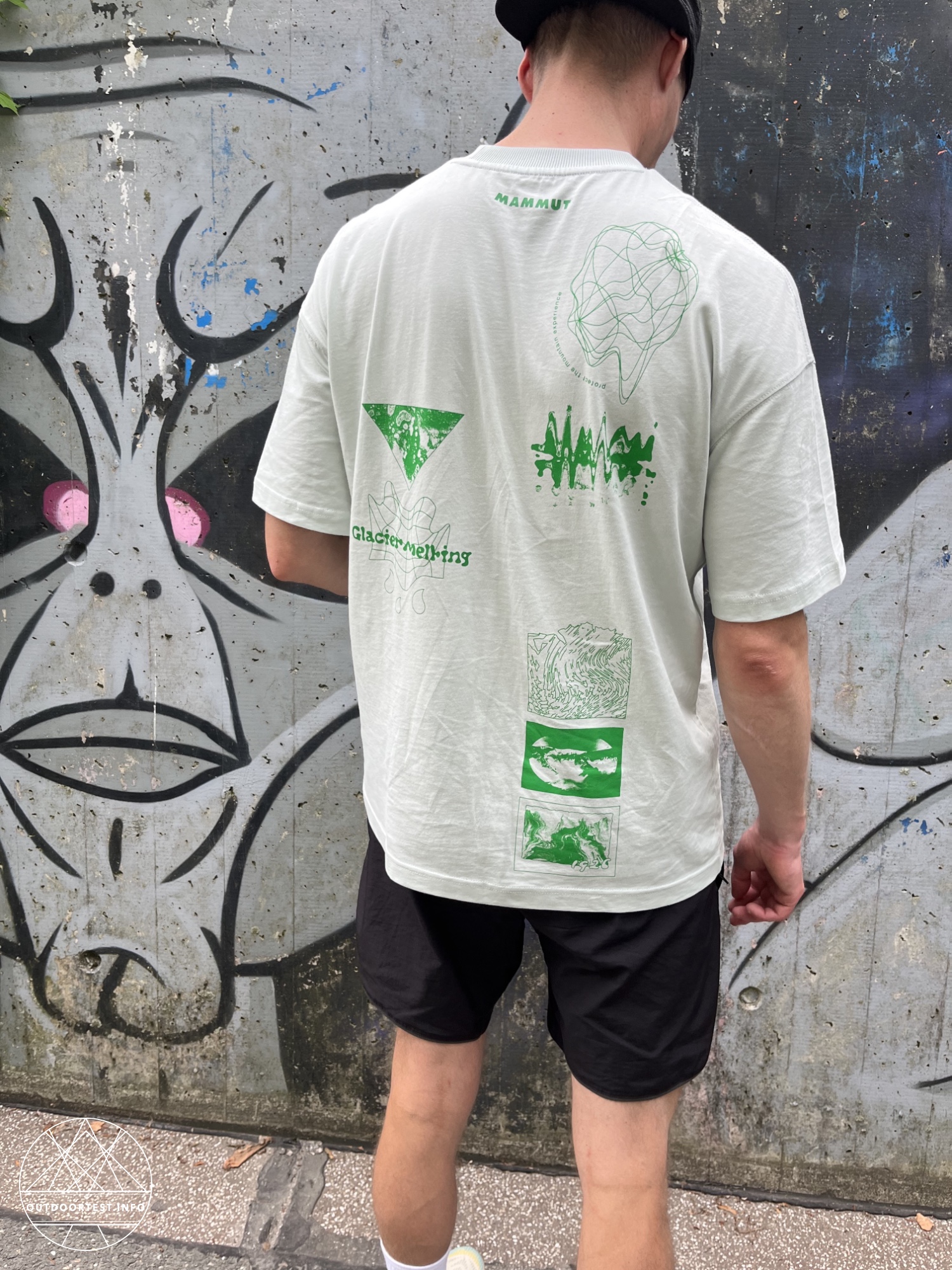 Mammut Base Relaxed T-Shirt Men Glacier