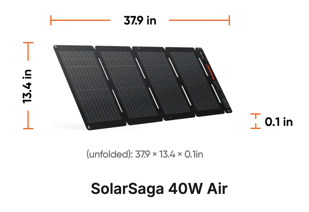 Jackery – Bundle: Explorer 300D + SolarSaga 40 Air