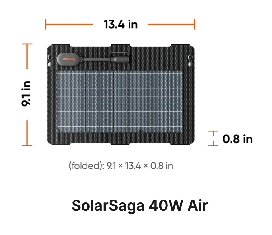 Jackery – Bundle: Explorer 300D + SolarSaga 40 Air